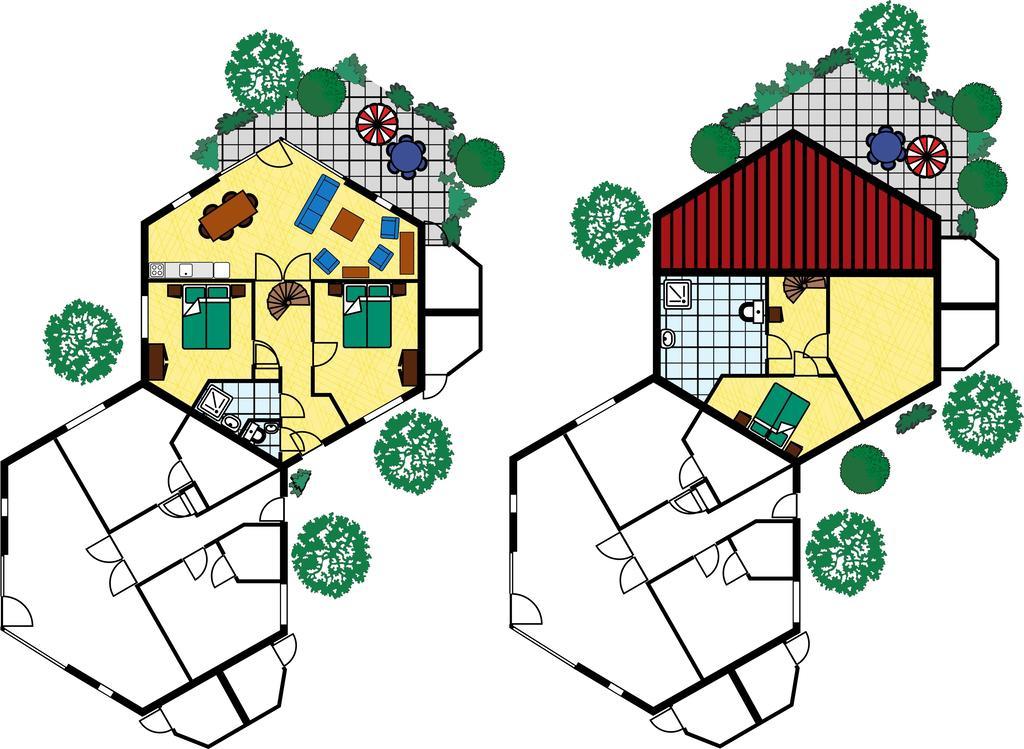 Roompot Hof Domburg 돔브르흐 객실 사진